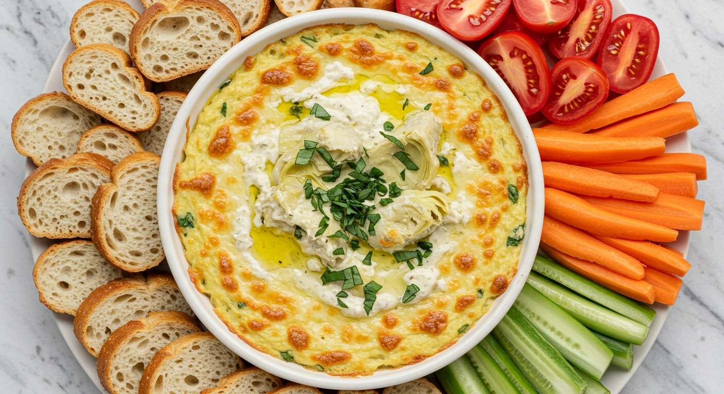 Easy Artichoke Dip: The Perfect Appetizer for Spring Gatherings - secondary view